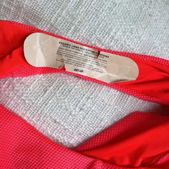 NWT Aerie Shine Pique Twist Front High Cut Cheeky Bikini Bottoms - Picture 6 of 8